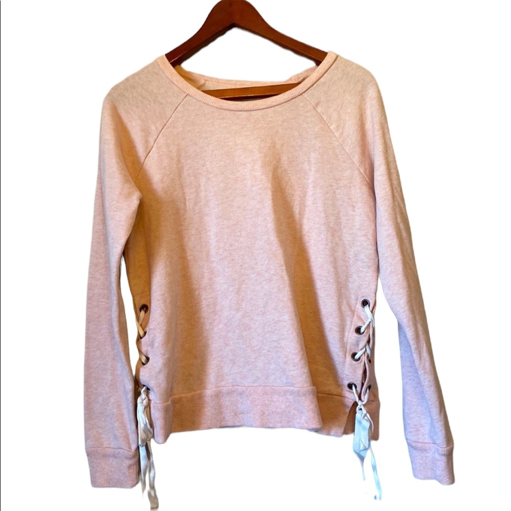 Aerie Brand Light Pink Tied Sweatshirt